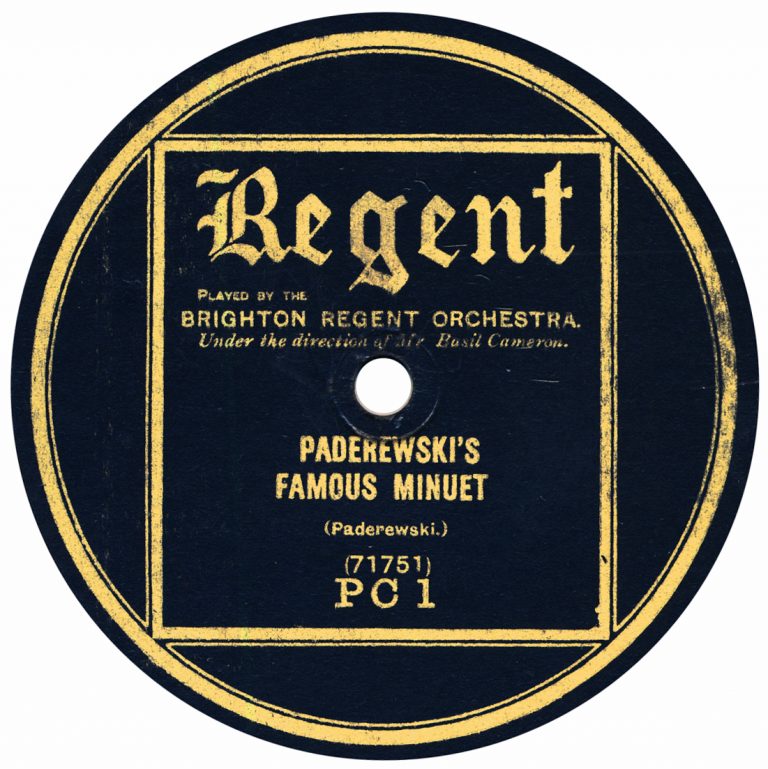 The Brighton Regent Orchestra, 1922. My site